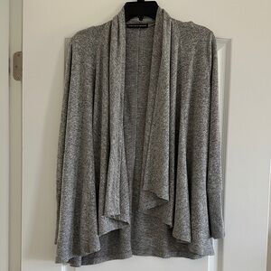 Harlowe & Graham cardigan, size: petite small, color: gray